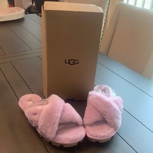 Authentic Size 10 Purple Ugg Slippers